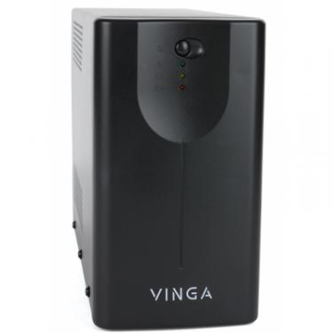 Источник бесперебойного питания Vinga LED 600VA metal case with USB Фото 8