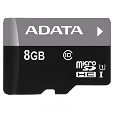 Карта памяти ADATA 8GB microSD class 10 UHS-I Фото 1