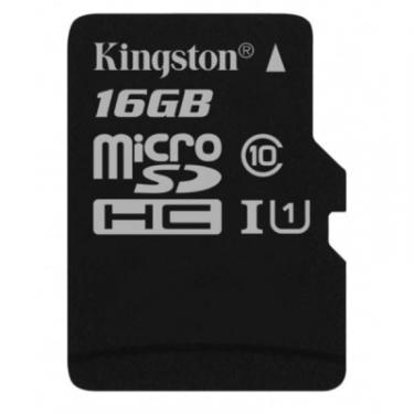 Карта памяти Kingston 16GB microSDHC class 10 UHS-I Canvas Select Фото