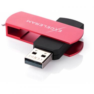USB флеш накопитель eXceleram 16GB P2 Series Red/Black USB 2.0 Фото 1