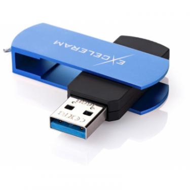 USB флеш накопитель eXceleram 32GB P2 Series Blue/Black USB 3.1 Gen 1 Фото 1