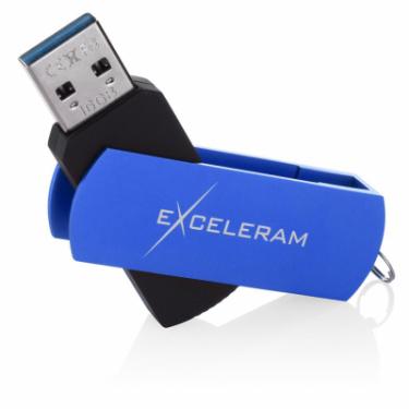 USB флеш накопитель eXceleram 32GB P2 Series Blue/Black USB 3.1 Gen 1 Фото 2
