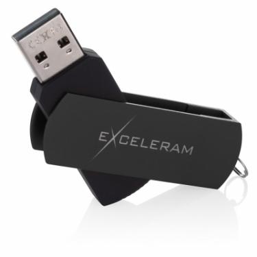 USB флеш накопитель eXceleram 64GB P2 Series Black/Black USB 2.0 Фото 2