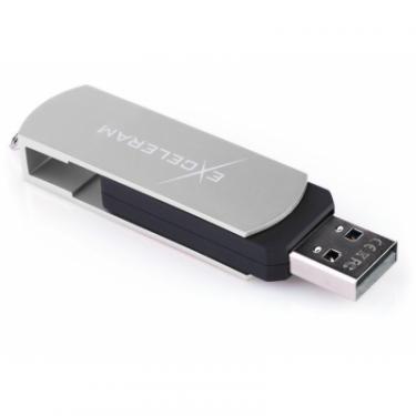 USB флеш накопитель eXceleram 16GB P2 Series Silver/Black USB 2.0 Фото 4