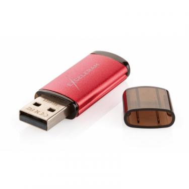 USB флеш накопитель eXceleram 32GB A3 Series Red USB 3.1 Gen 1 Фото 4