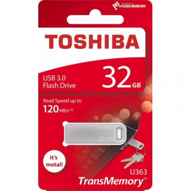 USB флеш накопитель Toshiba 32GB U363 Silver USB 3.0 Фото 2