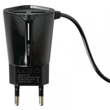 Зарядное устройство Gelius Pro Edition Auto ID 2USB + Cable MicroUSB 2.4A Bla Фото 3
