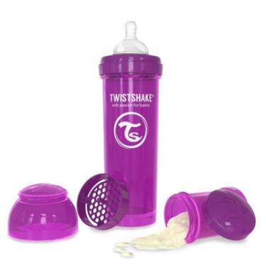Бутылочка для кормления Twistshake антиколиковая 330 мл, фиолетовая Фото 1