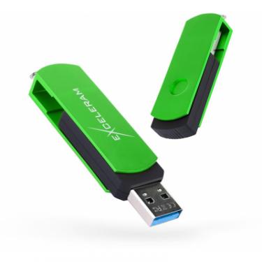 USB флеш накопитель eXceleram 64GB P2 Series Green/Black USB 3.1 Gen 1 Фото