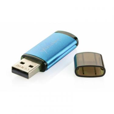 USB флеш накопитель eXceleram 64GB A3 Series Blue USB 3.1 Gen 1 Фото 4