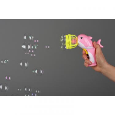 Игровой набор Same Toy мыльные пузыри Bubble Gun Дельфин розовый Фото 2