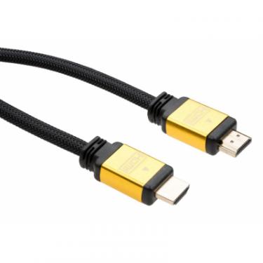 Кабель мультимедийный Vinga HDMI to HDMI 5 m metal V2.0 Фото 1