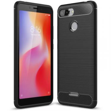Чехол для мобильного телефона Laudtec для Xiaomi Redmi 6 Carbon Fiber (Black) Фото