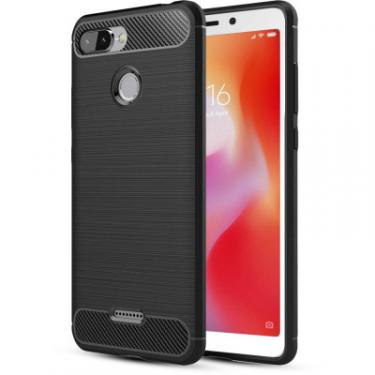 Чехол для мобильного телефона Laudtec для Xiaomi Redmi 6 Carbon Fiber (Black) Фото 1