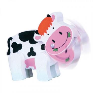 Развивающая игрушка Viga Toys Мини-лабиринт Корова Фото 1