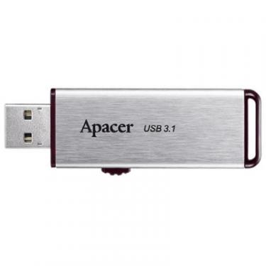 USB флеш накопитель Apacer 16GB AH35A Silver USB 3.1 Gen1 Фото 1