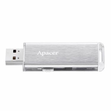 USB флеш накопитель Apacer 64GB AH33A Silver USB 2.0 Фото 2