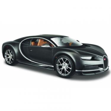 Машина Maisto Bugatti Chiron (1:24) серый металлик Фото