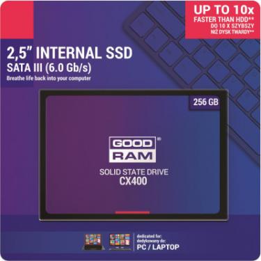 Накопитель SSD Goodram 2.5" 256GB Фото 4