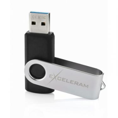 USB флеш накопитель eXceleram 64GB P1 Series Silver/Black USB 3.1 Gen 1 Фото 2