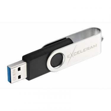 USB флеш накопитель eXceleram 64GB P1 Series Silver/Black USB 3.1 Gen 1 Фото 4