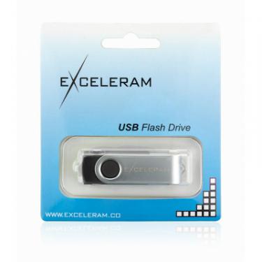 USB флеш накопитель eXceleram 64GB P1 Series Silver/Black USB 3.1 Gen 1 Фото 7