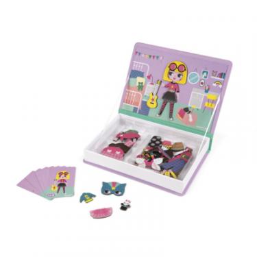Развивающая игрушка Janod Магнитная книга Наряды для девочки Фото