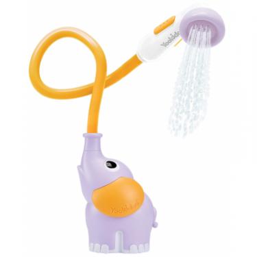 Игрушка для ванной Yookidoo Детский душ Слоник, сиреневый Фото