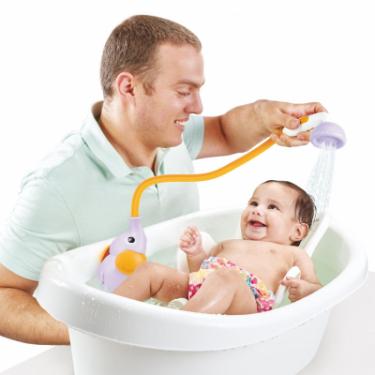 Игрушка для ванной Yookidoo Детский душ Слоник, сиреневый Фото 2