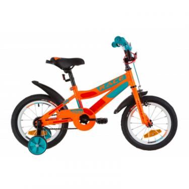 Детский велосипед Formula 14" RACE рама-8,5" 2019 оранжево-бирюзовый Фото