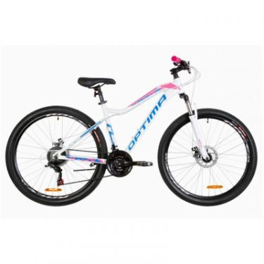 Велосипед Optimabikes 27.5" ALPINA AM DD рама-17" 2019 бело-розовый с го Фото