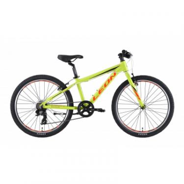 Велосипед Leon 24" JUNIOR Vbr рама-12,5" 2019 салатово-оранжевый Фото