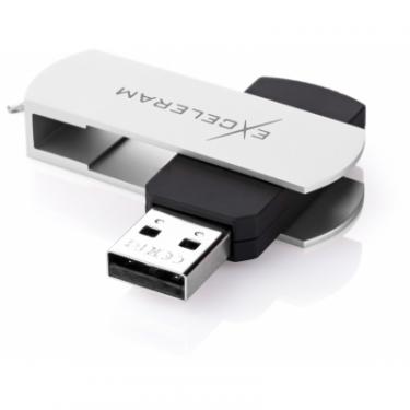 USB флеш накопитель eXceleram 16GB P2 Series White/Black USB 2.0 Фото 1