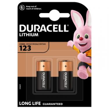 Батарейка Duracell CR 123 / DL 123 * 2 Фото 1