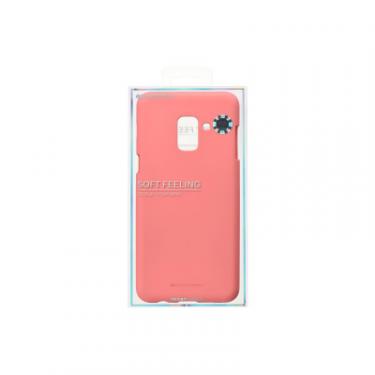Чехол для мобильного телефона Goospery Samsung Galaxy A8 (A530) SF Jelly Pink Фото 2
