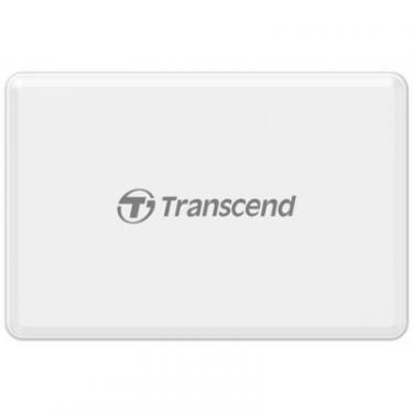 Считыватель флеш-карт Transcend USB 3.1 White Фото 1