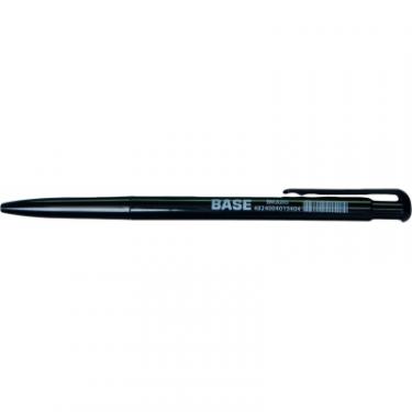 Ручка шариковая Buromax retractable BASE, 0.7 мм, blue, SET*3 Фото 2