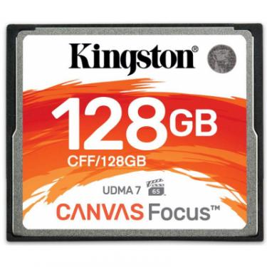 Карта памяти Kingston Compact Flash Card 128Gb Canvas Focus UDMA7 Фото
