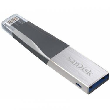 USB флеш накопитель SanDisk 256GB iXpand Mini USB 3.0 /Lightning Фото 1