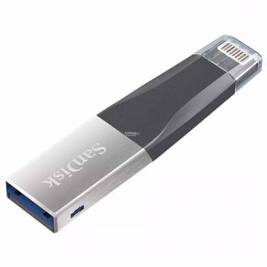 USB флеш накопитель SanDisk 256GB iXpand Mini USB 3.0 /Lightning Фото 2