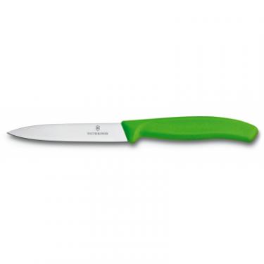 Кухонный нож Victorinox SwissClassic для нарезки 10 см, зеленый Фото