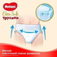 Подгузники Huggies Elite Soft Pants XXL 6 (16-22 кг) Mega 28 шт Фото 3