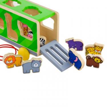 Развивающая игрушка Viga Toys Грузовик с животными Фото 2