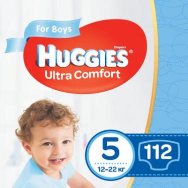 Подгузники Huggies Ultra Comfort 5 Mega для мальчиков (12-22 кг) 112 Фото