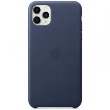 Чехол для мобильного телефона Apple iPhone 11 Pro Max Leather Case - Midnight Blue Фото 1