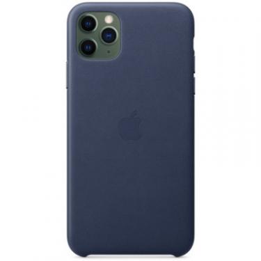 Чехол для мобильного телефона Apple iPhone 11 Pro Max Leather Case - Midnight Blue Фото 2