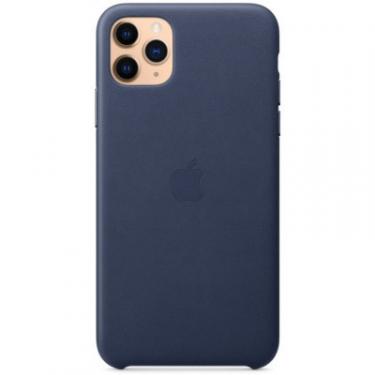 Чехол для мобильного телефона Apple iPhone 11 Pro Max Leather Case - Midnight Blue Фото 3
