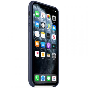Чехол для мобильного телефона Apple iPhone 11 Pro Max Leather Case - Midnight Blue Фото 4