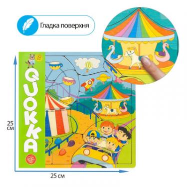 Развивающая игрушка Quokka Пазл-мозаика Парк развлечений Фото 4