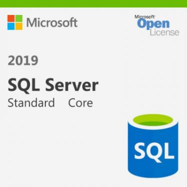 ПО для сервера Microsoft SQL Server Standard Core 2019 SNGL OLP 2Lic NL Cor Фото